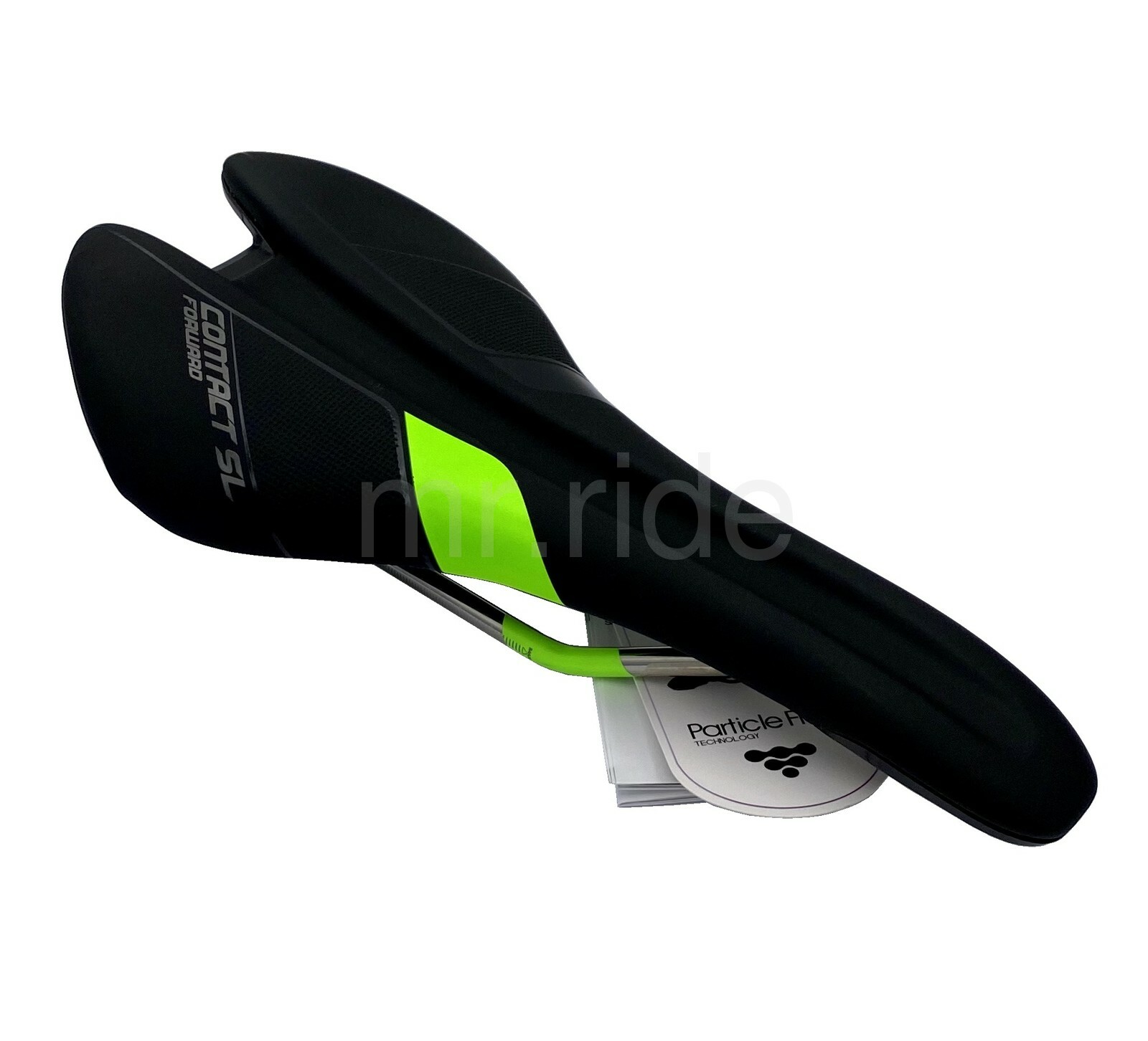 Giantt Contact SL Forward Road/Race Bike Saddle Black/Green