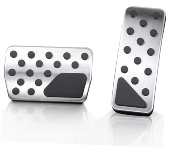 Pedal Cover Aluminum Alloy Brake and Accelerator Pedal Covers Non-Slip Gas