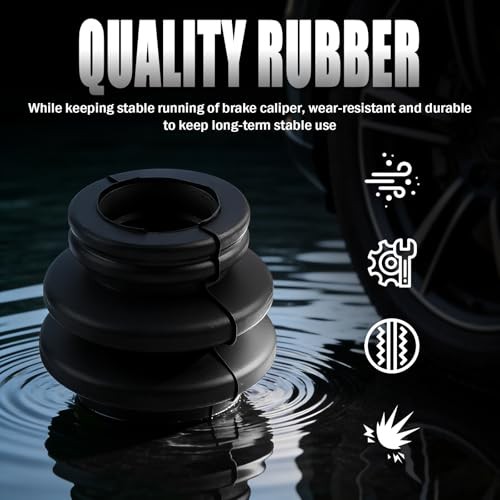 4PCS Car Disc Brake Caliper Pin Bushing Kit,Dustproof Brake Calipers Slide
