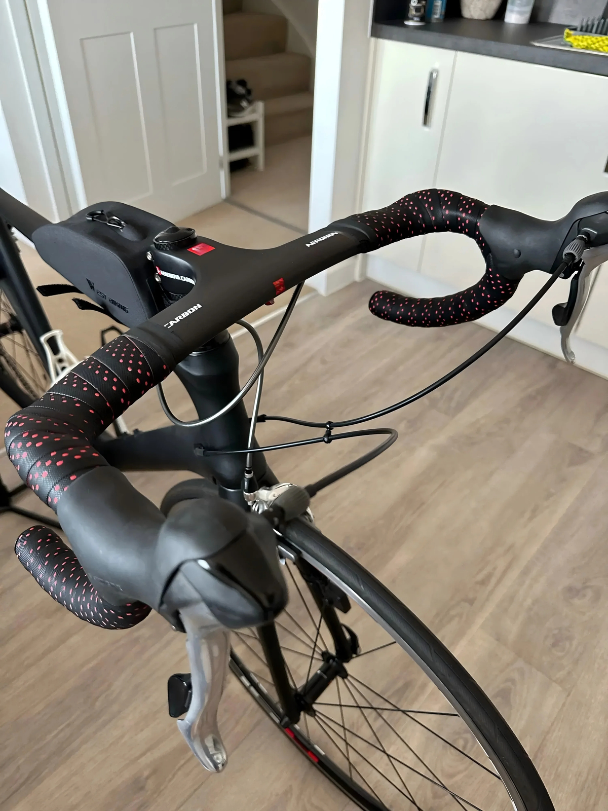 Carbon Gravel Road Bike Integrated Handlebar 400/420/440mm Full Inner Routing