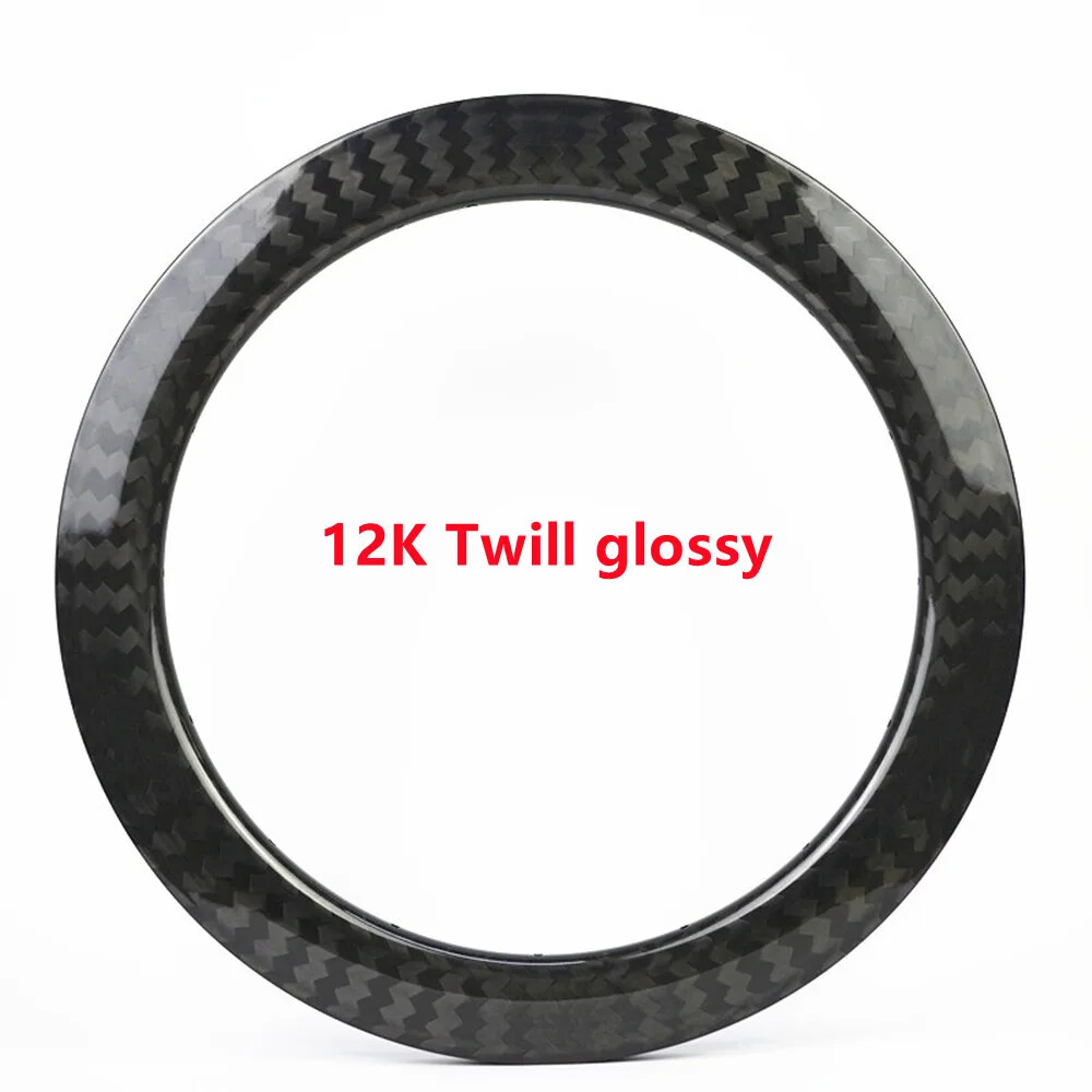 Ultralight 700C Road Bike Rims Carbon Fiber Tubeless Bicycle Wheels 20 24 Hole