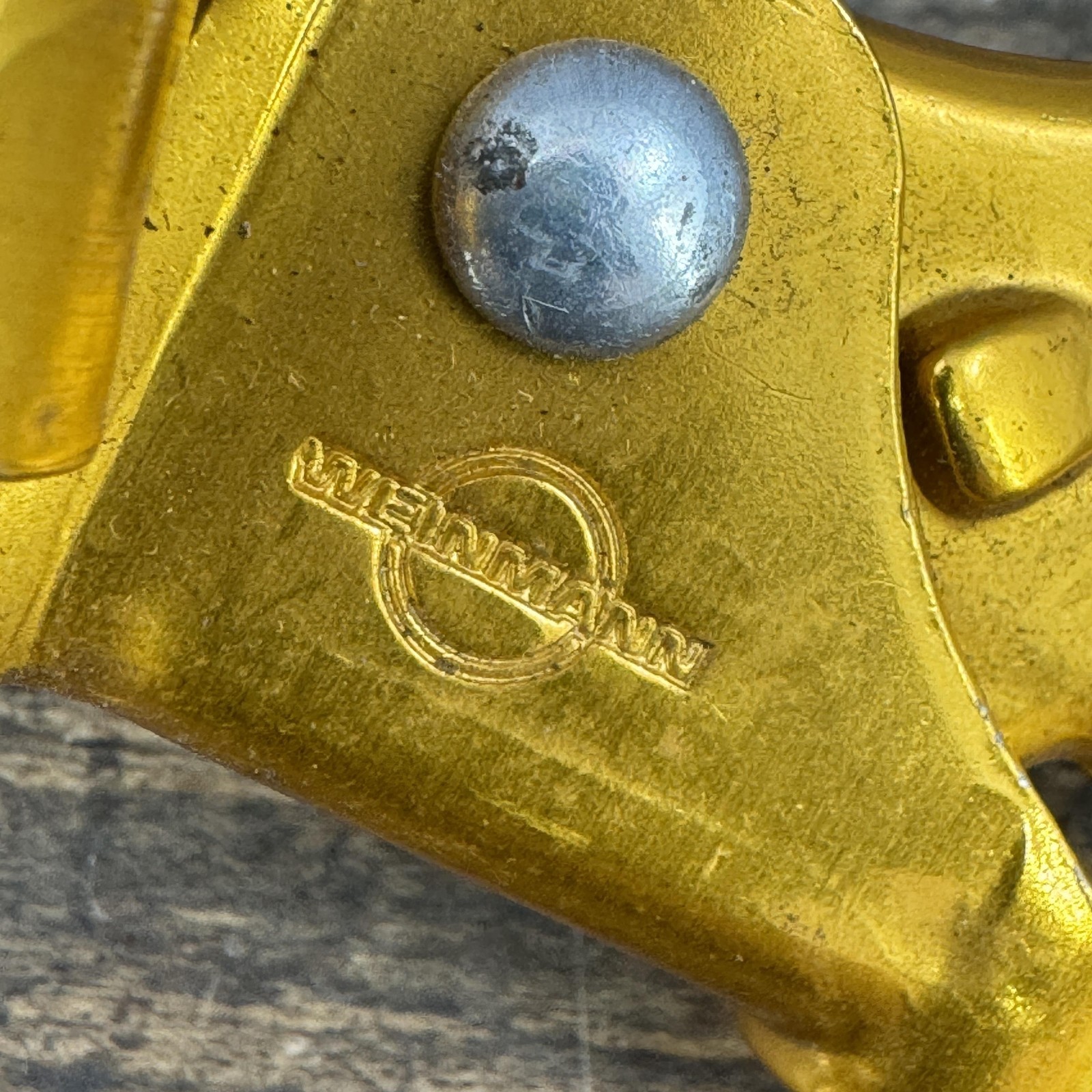 Vintage Weinmann BMX Brake Lever LEFT Gold NOS Prebent 1982 4-Finger 80s 82