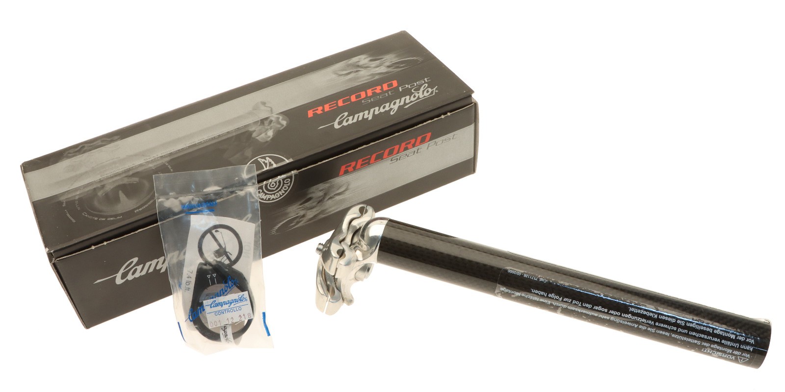 Campagnolo Record Carbon Seatpost 27.2mm 250mm Pre ’00 NEW NOS