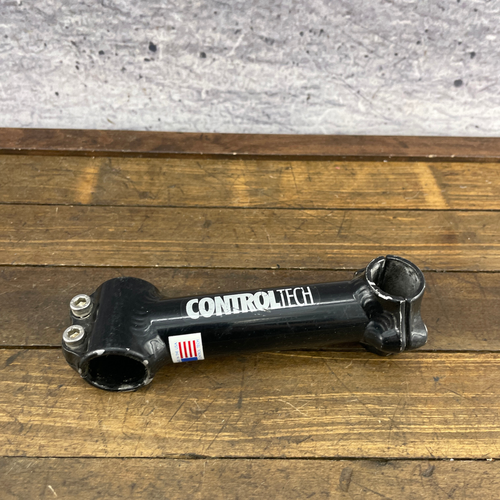Vintage Control Tech Stem 1 1/8 in Threadless USA 135 mm 25.4 Black 90s A7