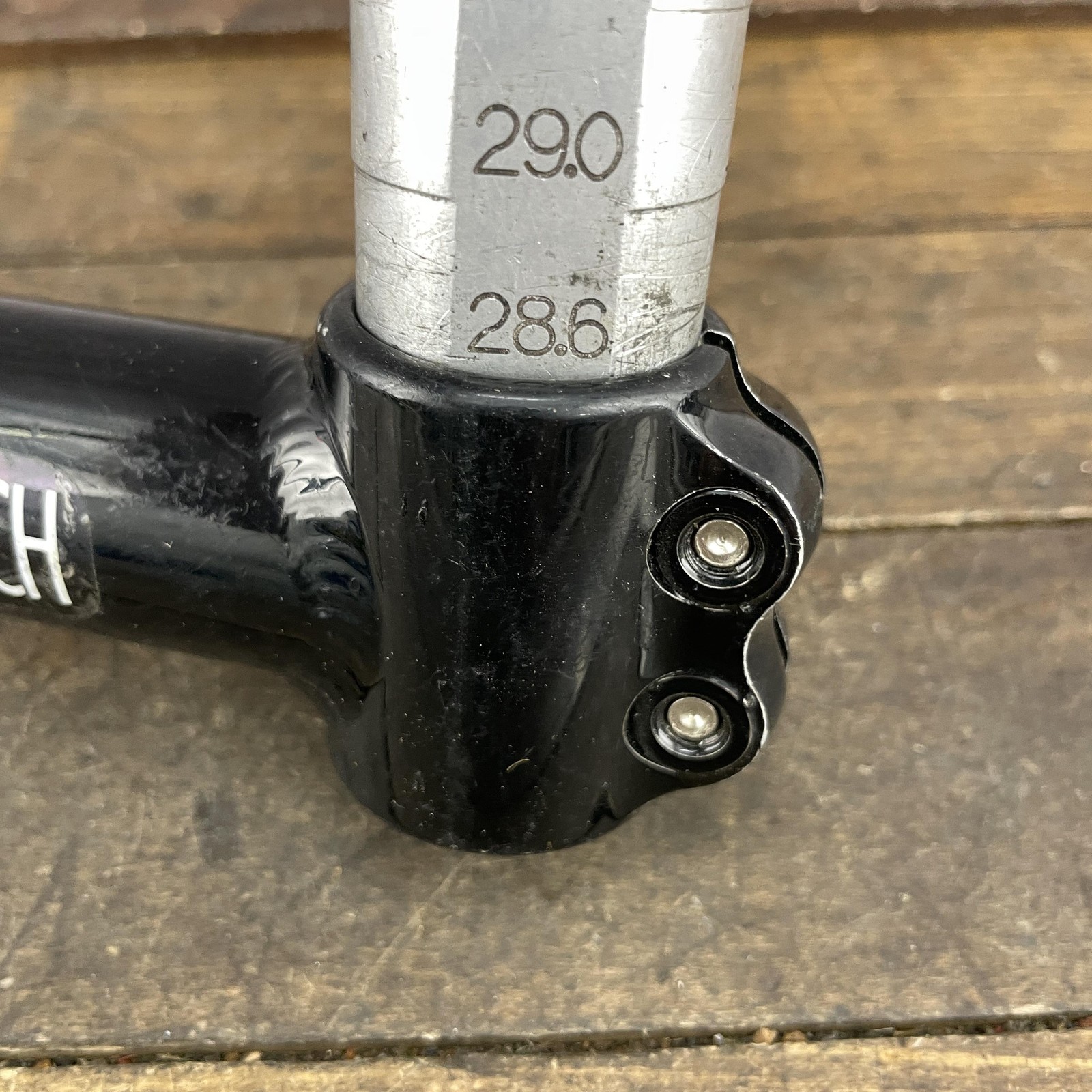 Vintage Control Tech Threadless Stem 1-1/8″ Steerer 25.4mm Bar Clamp Black 140mm