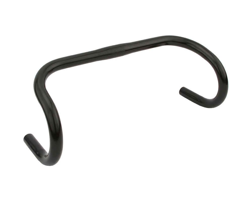 Black Classic Road Drop Handlebar Deep Drop Steel 25.4mm Clamp Narrow Vintage.