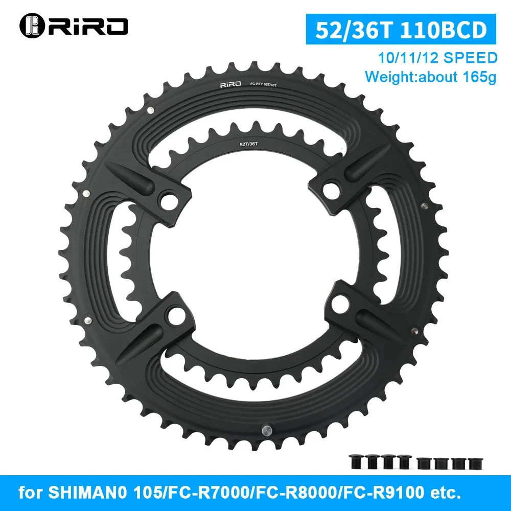 Road Bike 4 Bolts 110BCD Chainring DURA-ACE FC-R9100 50-34T 52-36T 53-39T