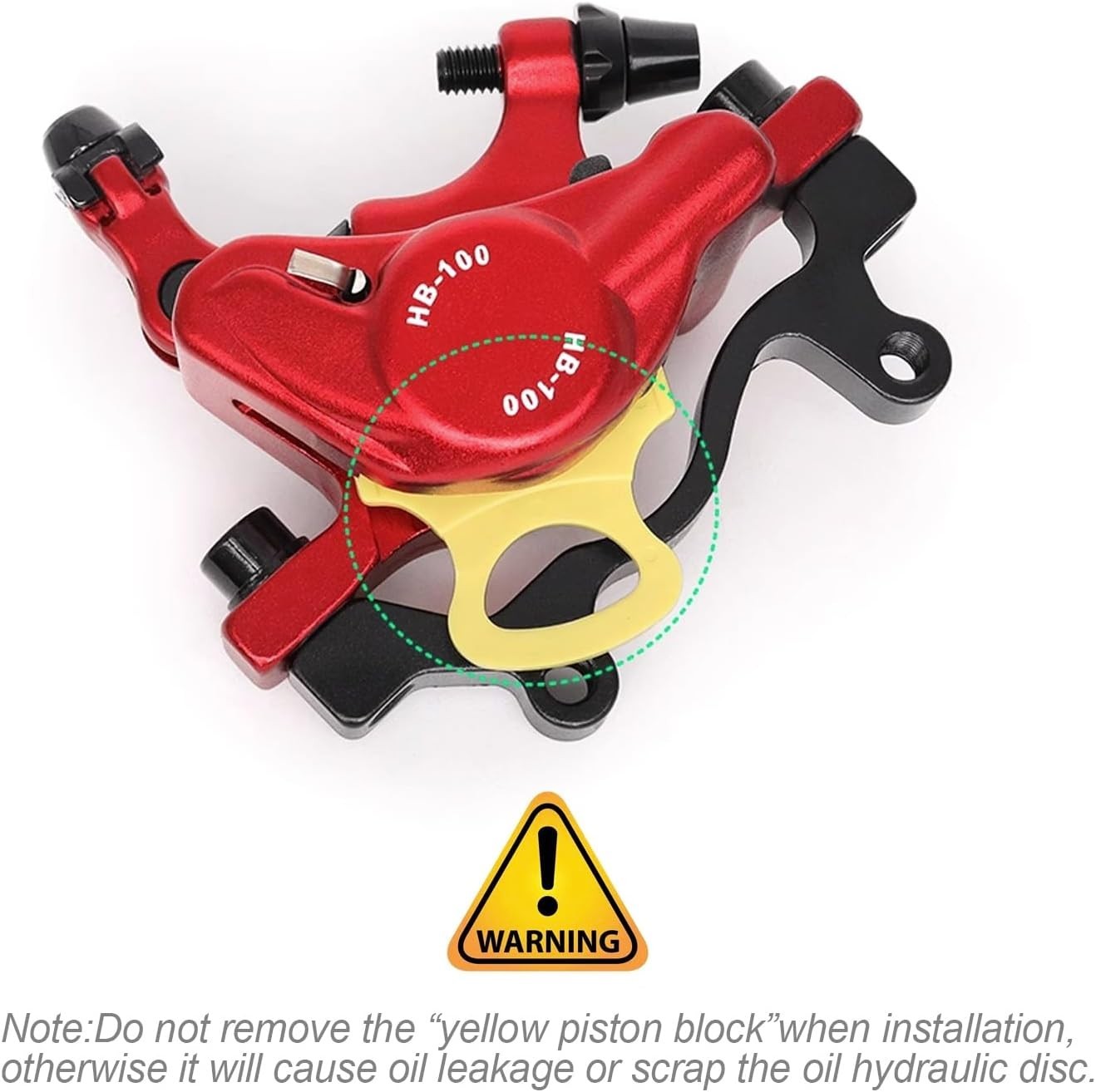Universal Line Pulling Disc Brake System | Easy Install, Red