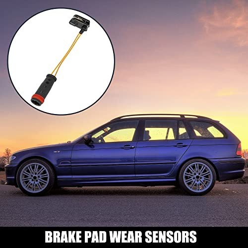 pcs Car Front Rear Brake Pad Electronic Wear Sensor Indicator 2