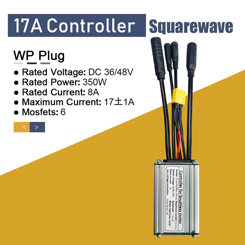 E-bike Controller 36V/48V 15A/17A/22A/25A/30A/50A Squarewave/Sinewave Controller