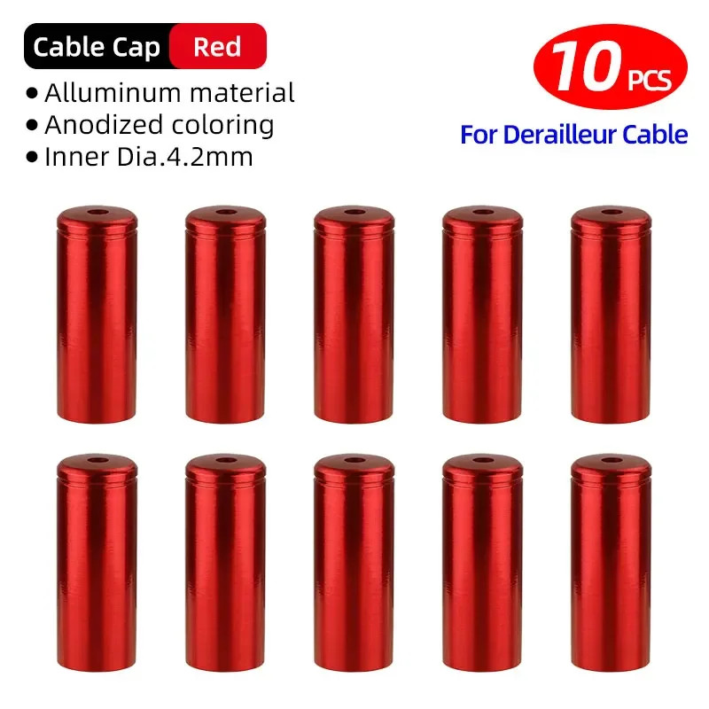 5mm Bike Brake Cable End Caps Alloy Ferrules MTB Road Shifter Crimps