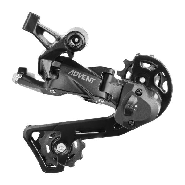New microSHIFT ADVENT Rear Derailleur Medium Cage Clutch 9 Speed 11-46T Steel