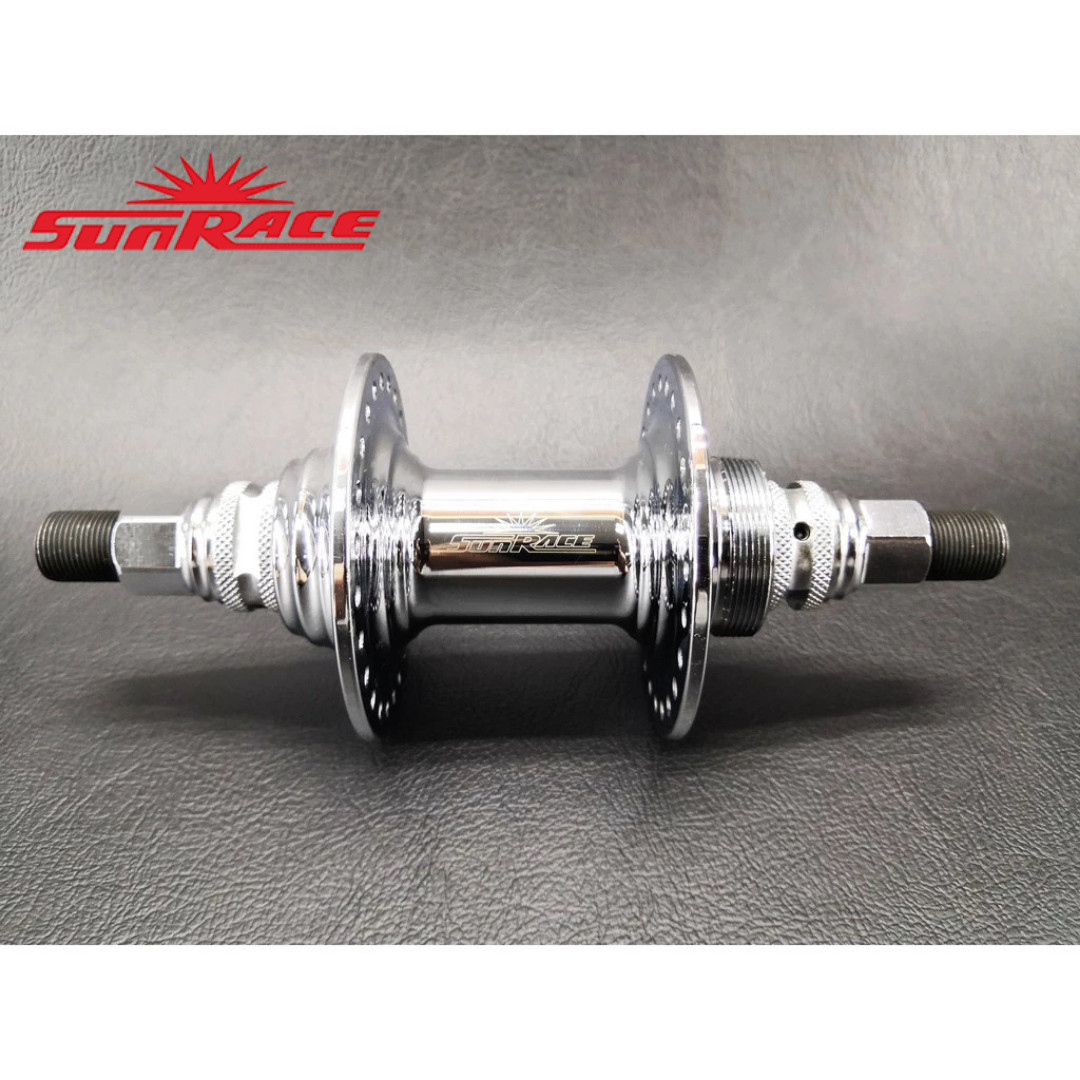 BMX NOS CHROME HUB 48 HOLES SUNRACE OLD SCHOOL CP 14MM CR-MO AXLE – DHL