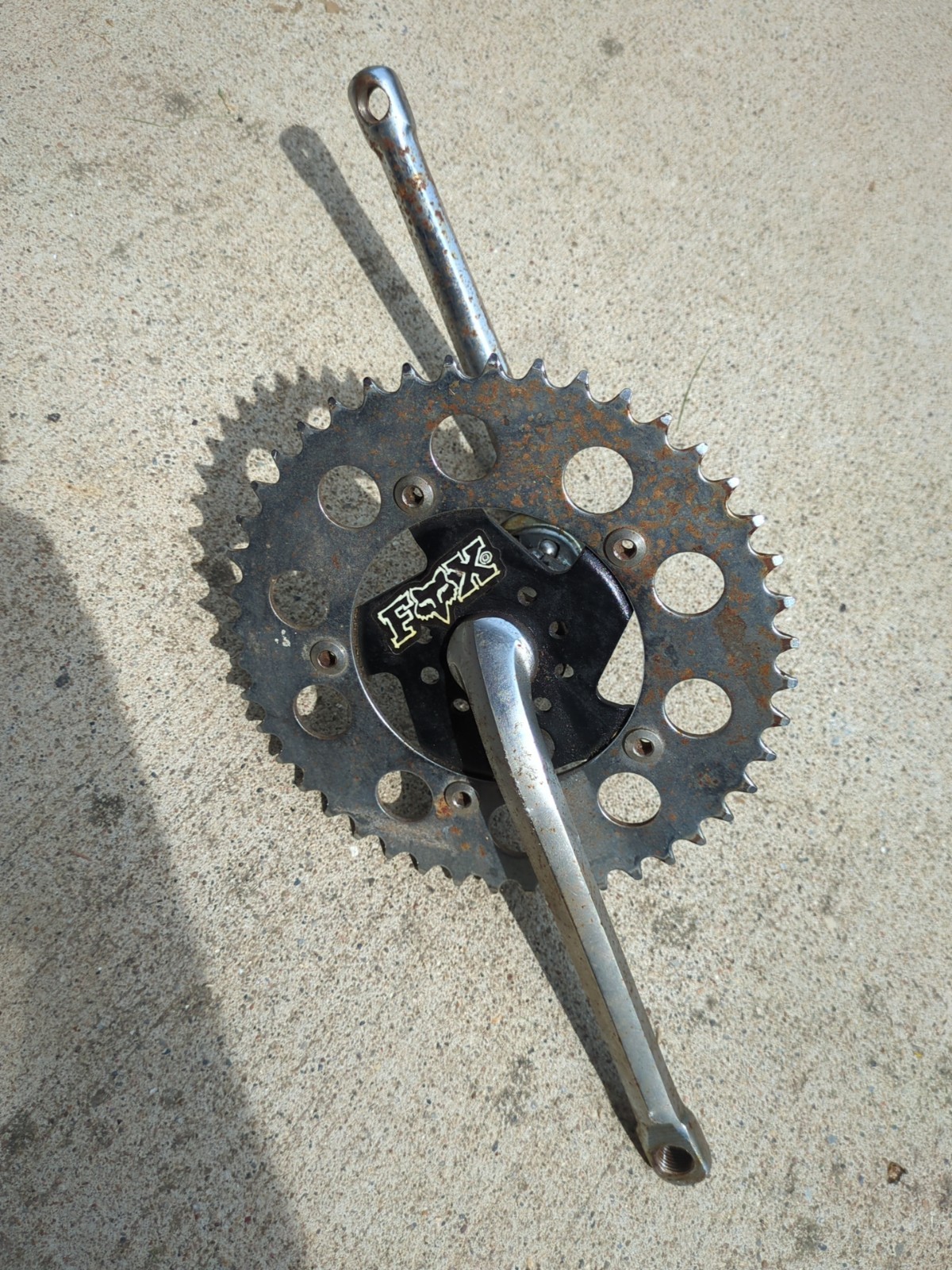 Odyssey JM175 Crank Set w/ Fox Sprocket Vintage 90s