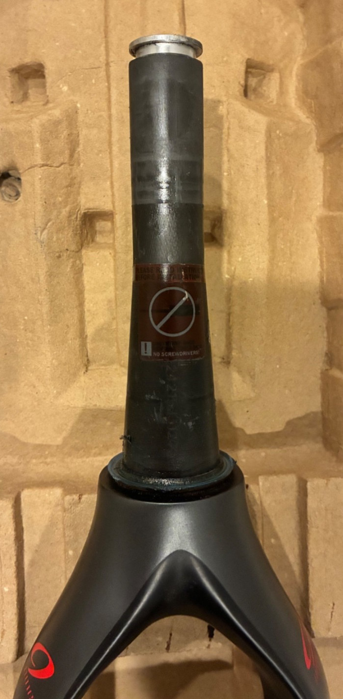 Niner RDO Taper Carbon Fork – 15mm x 100mm – Grey – Gravel or MTB