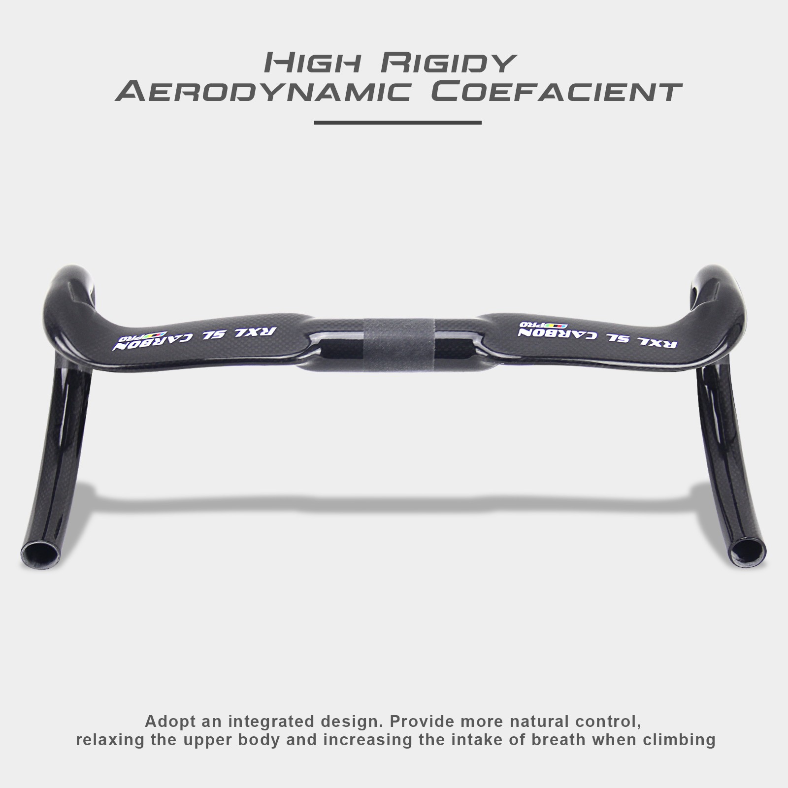 31.8 Carbon Road Handlebar Bike Bicycle Drop Bar Handle Bar for Cycling 40/42/44
