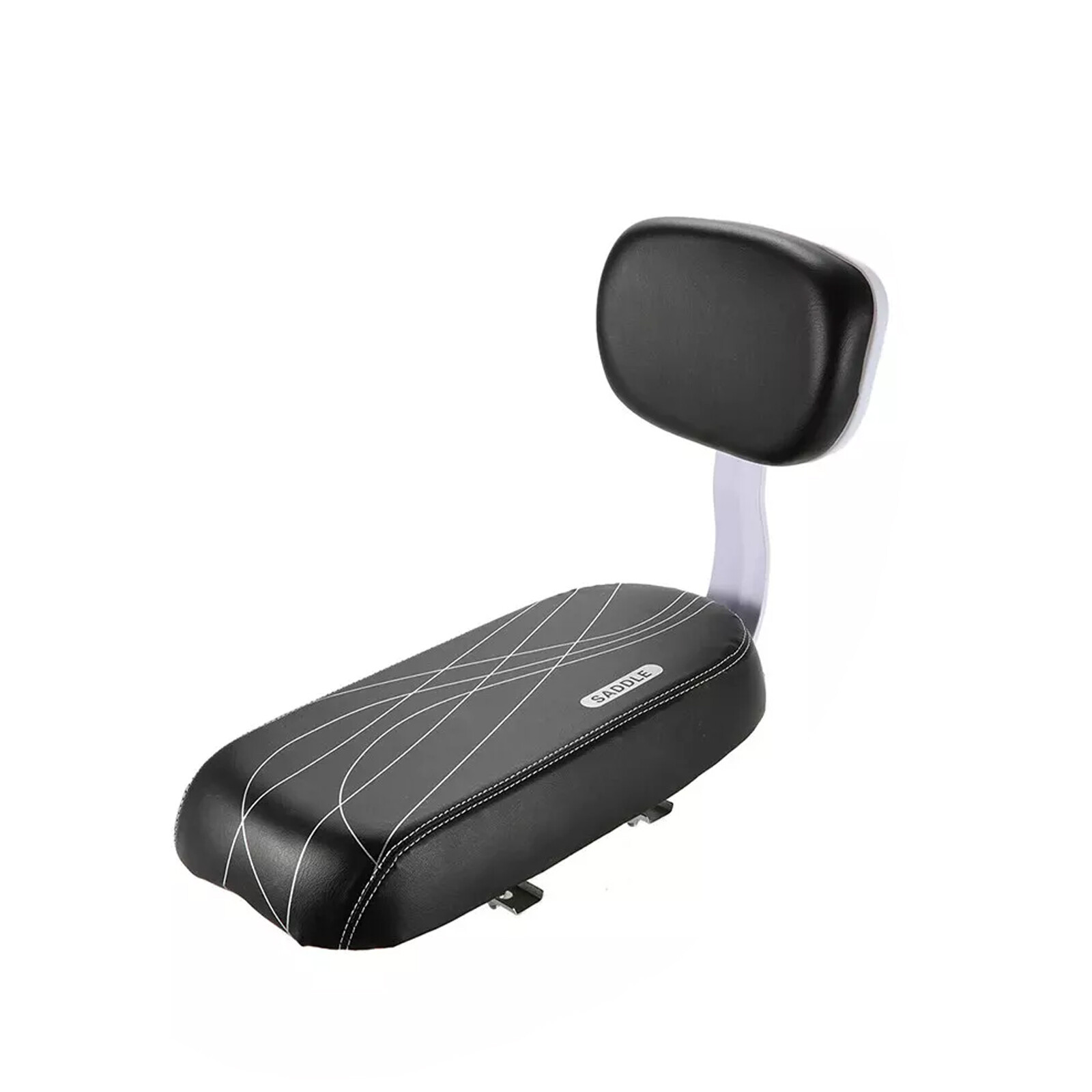 MTB Rear Rack Saddle Bike Child Seat Bike Saddle with Back Rest Back Seat