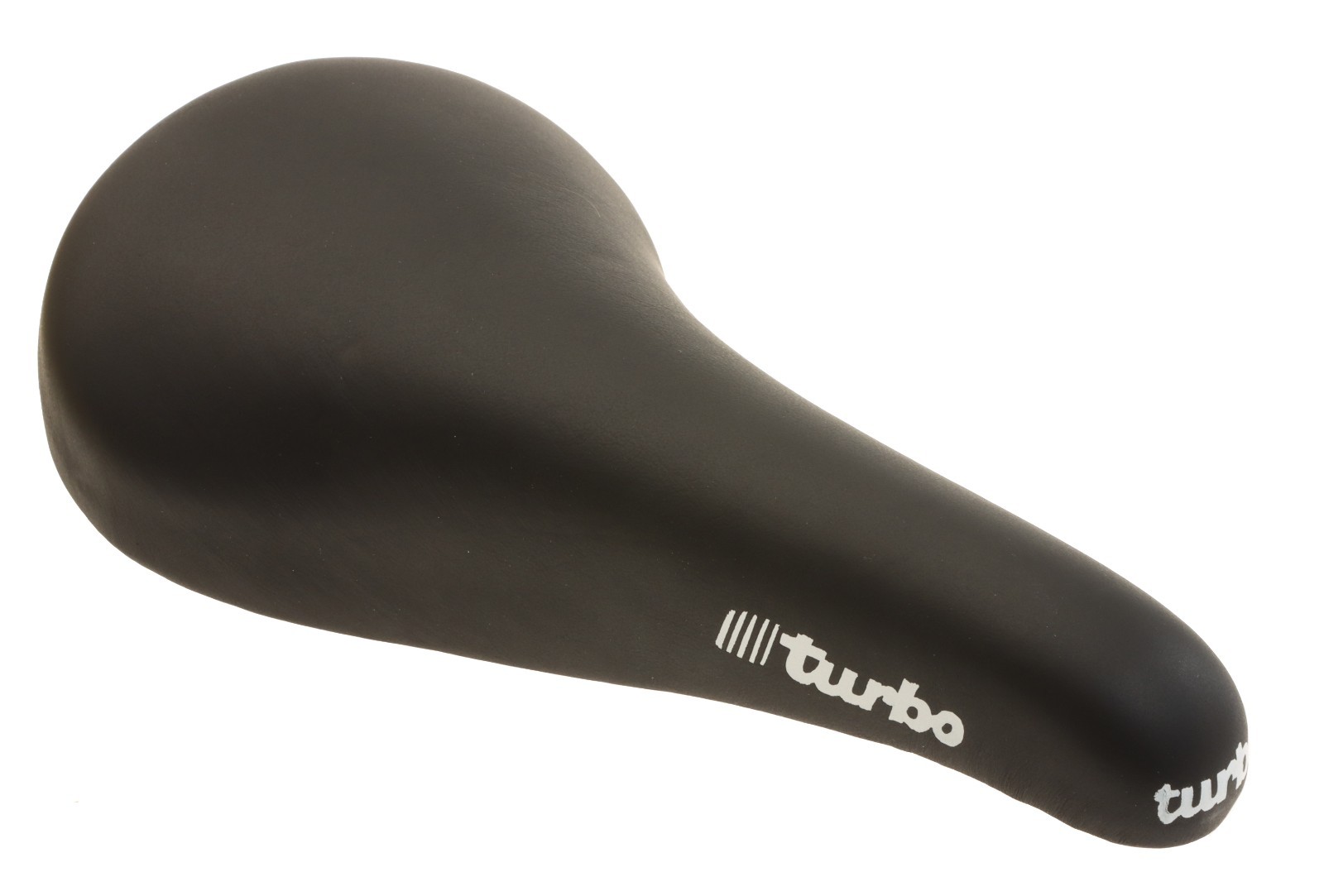 Selle Italia Turbo Leather Saddle Black Original 90s Steel Rails NEW in Box NOS