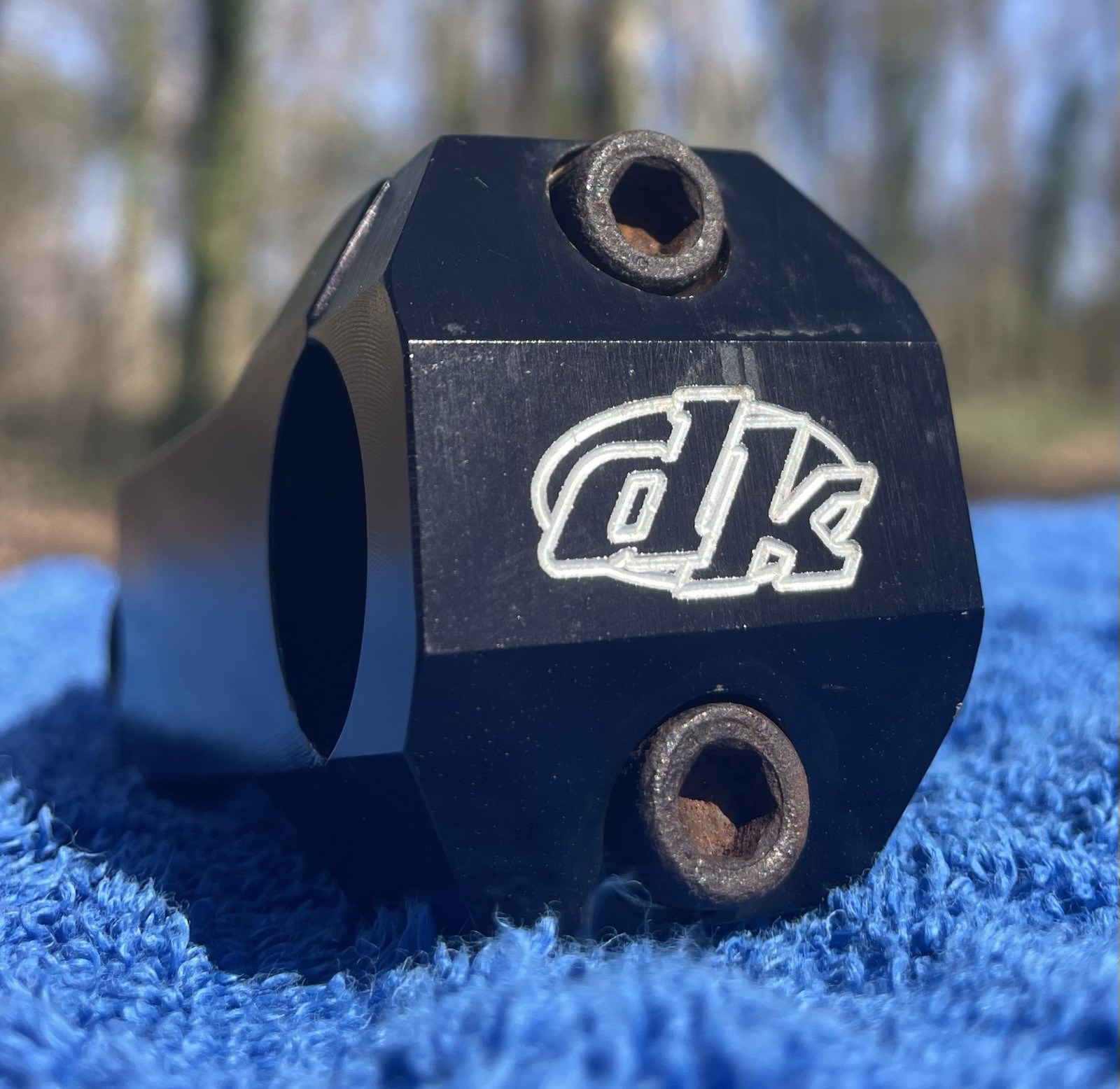 DK 1” Front Load Stem 2 Bolt BMX Racing 4oz Only 3 Bolts Total