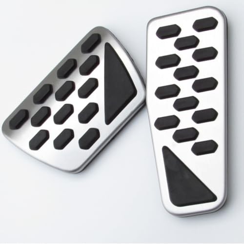 Non-Slip Foot Pedals Pads Aluminum Auto Pedal Covers Compatible with Jeep