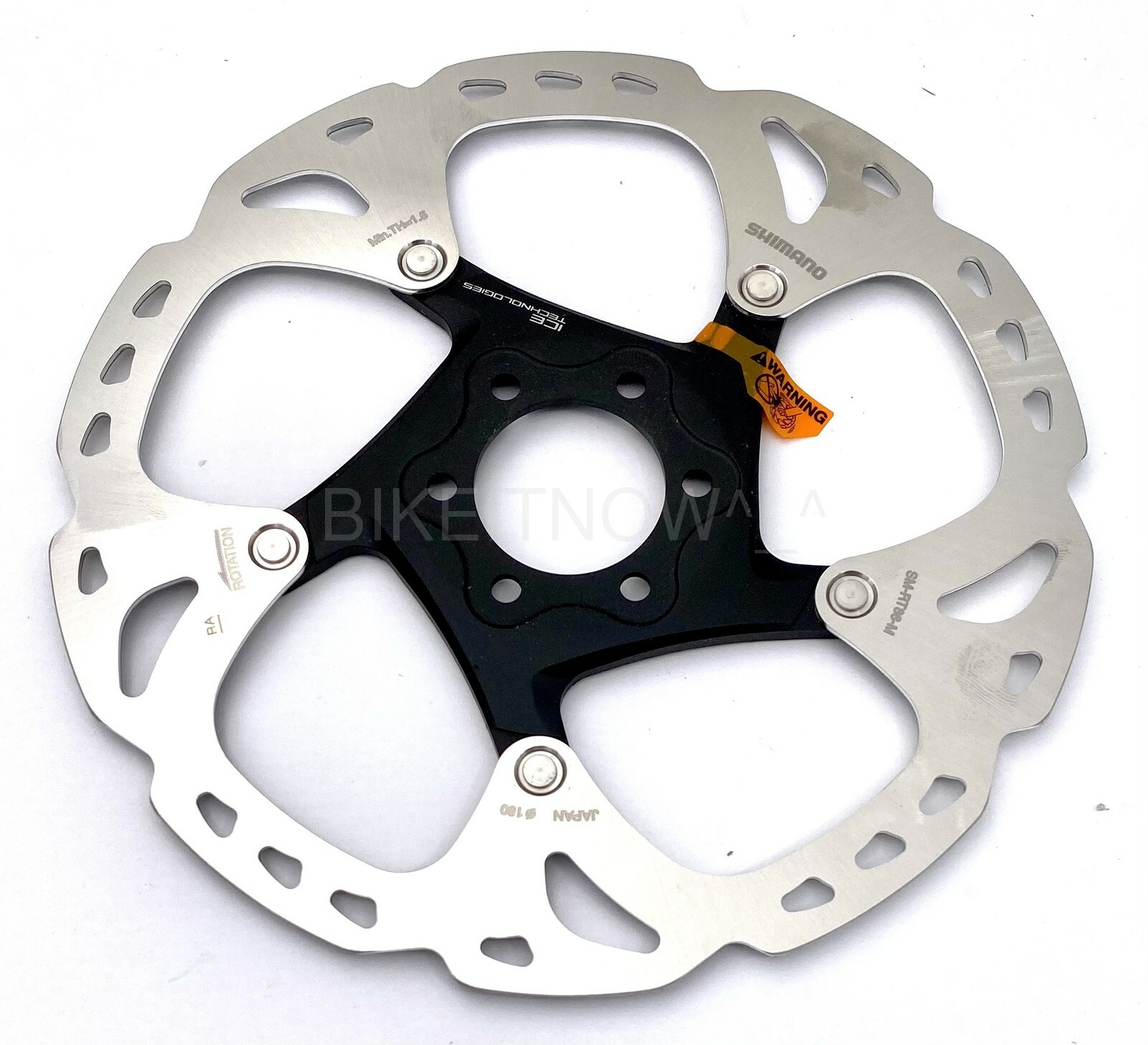 Shimano DEORE XT MTB Bike Disc Brake Rotor SM-RT86 180mm,ICE-TECH,6 bolts