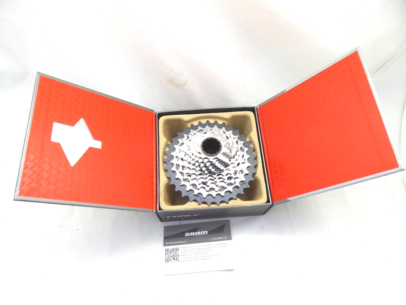 SRAM Force XG-1270 AXS XDR Cassette 12 Speed 10-36T Silver/Black