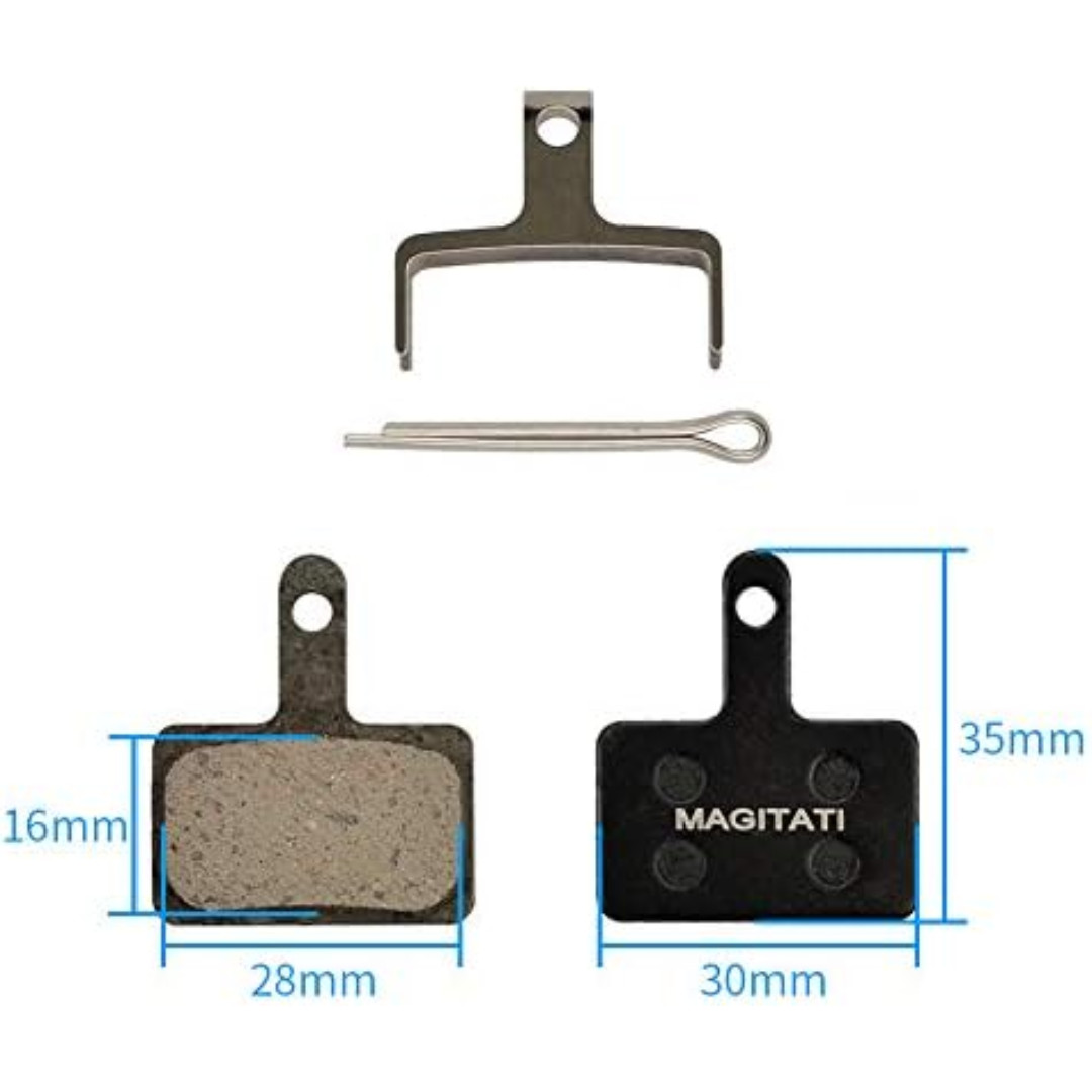 4 Pairs Resin Bike Bicycle Disc Brake Pads for TRP Tektro Shimano Deore Br-M575