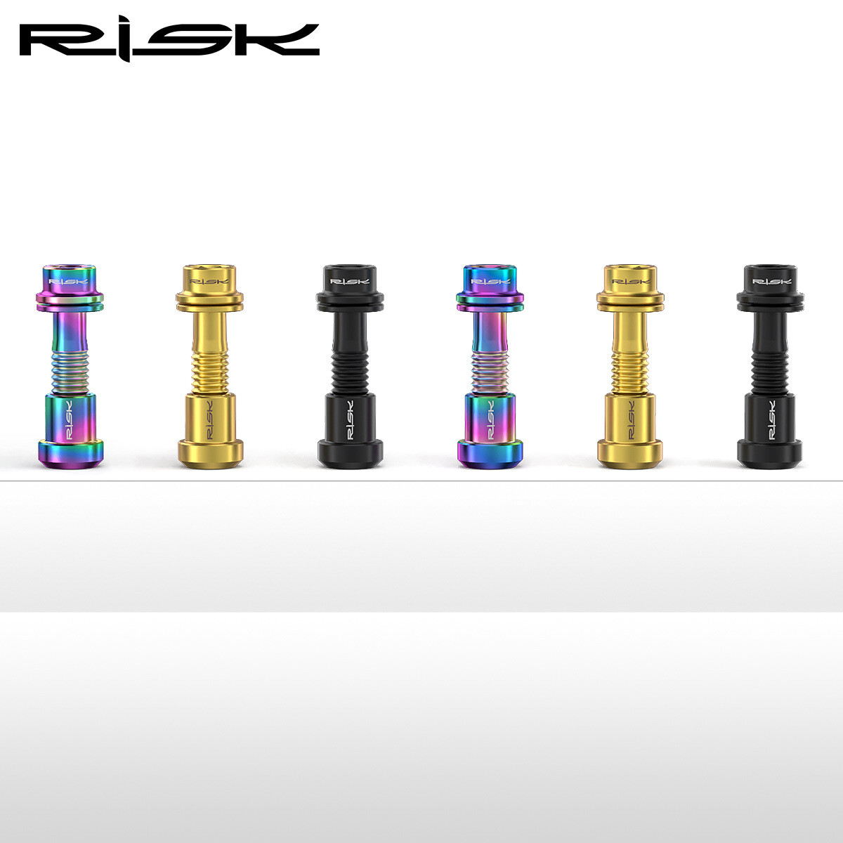 RISK Bicycle Carbon Stem Bolts M5x18mm M5x20mm Titanium Fastener Screw with Nut