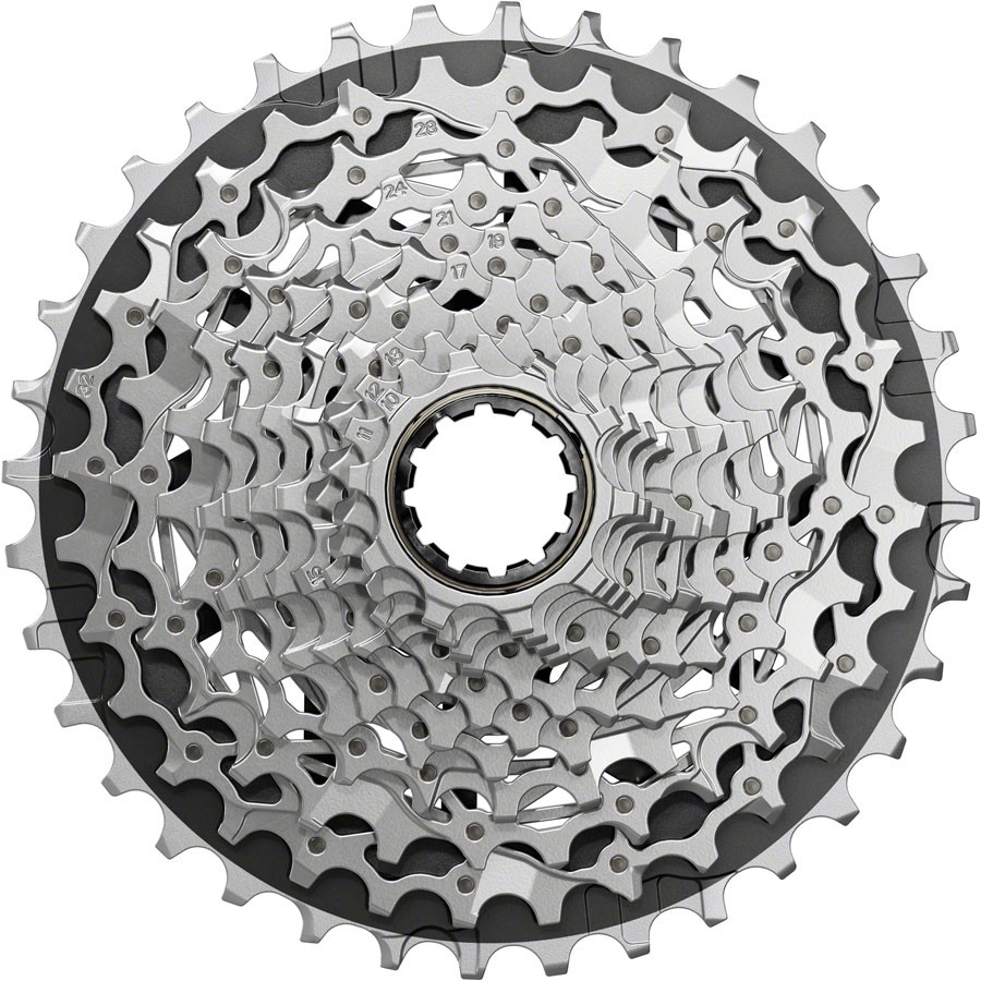 SRAM Force XG-1270 Cassette – 12-Speed, 10-36t, Silver, For XDR Driver Body, E1