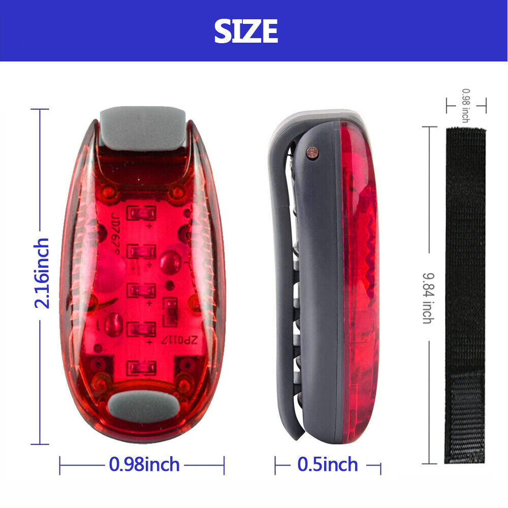 Bike Saddle Bicycle Seat Soft Pad Cushion & LED Tail Light Safety Warning Lamp
