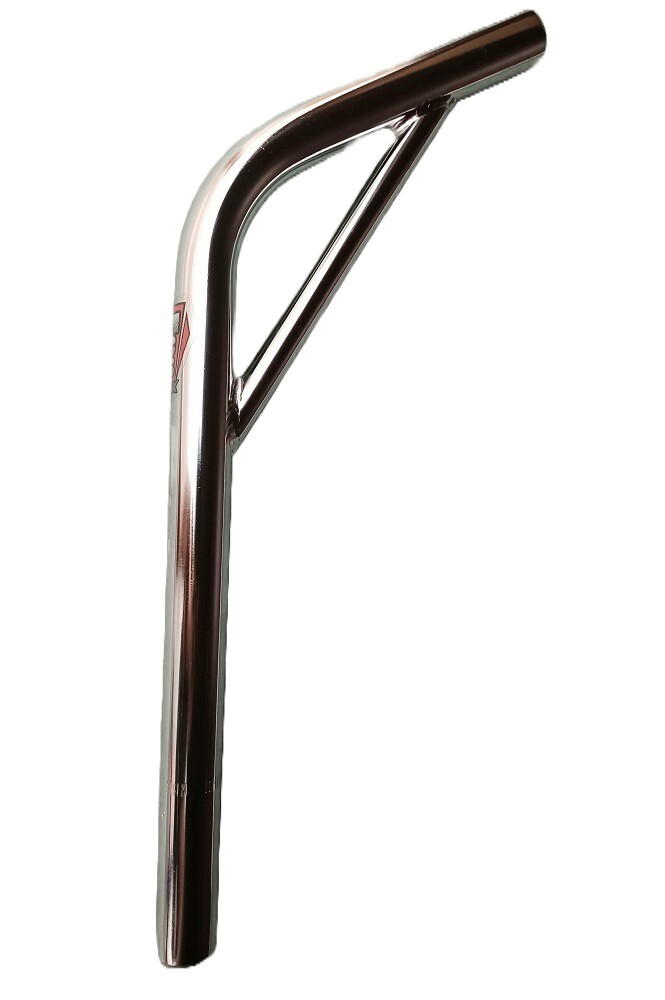 MCS BMX CrMo 7/8″ (22.2mm) LaidBack SEAT POST Layback With SUPPORT CHROME