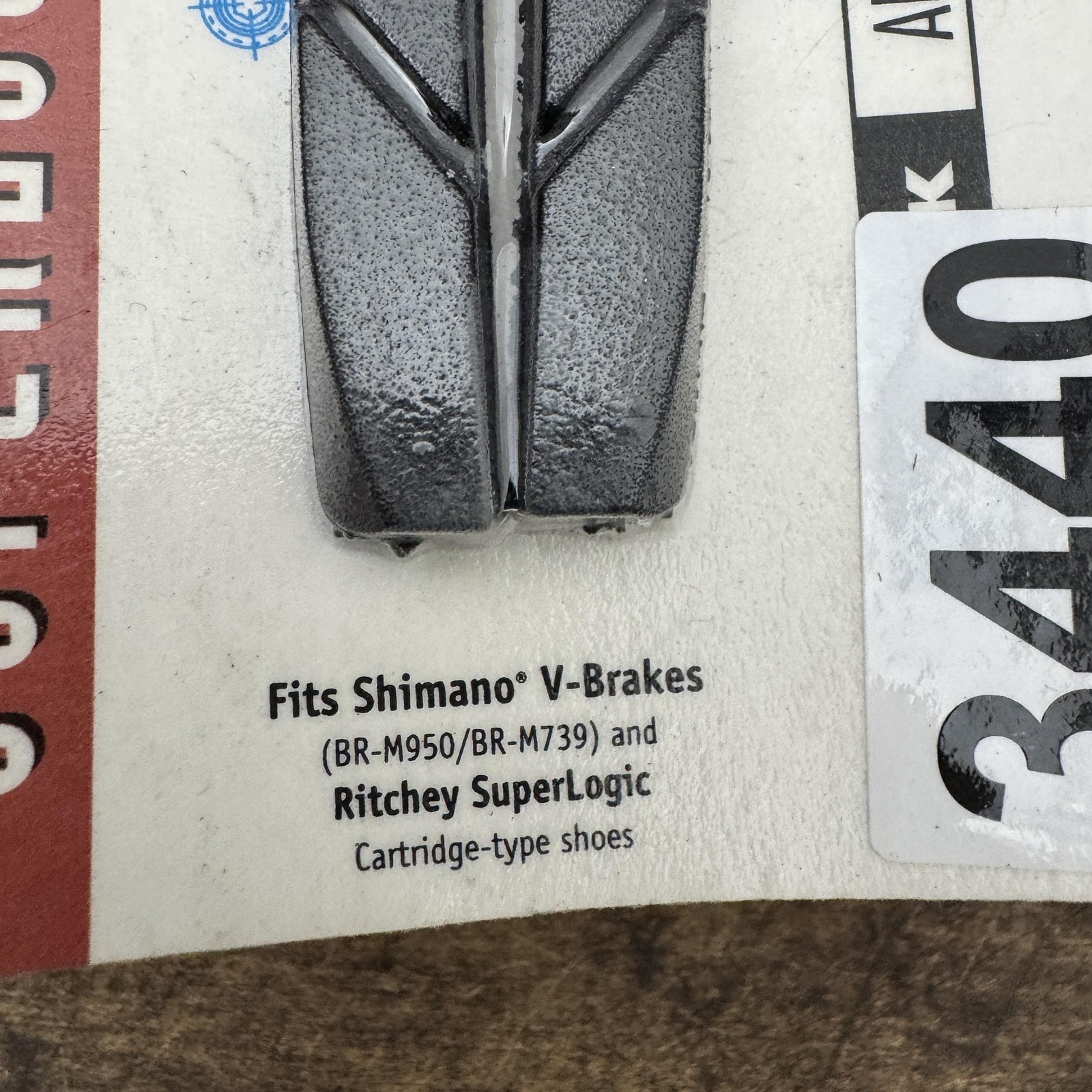 Ritchey SuperLogic V-Brake Pad Black Replacement Fits Shimano BR-M950 M739 VTG