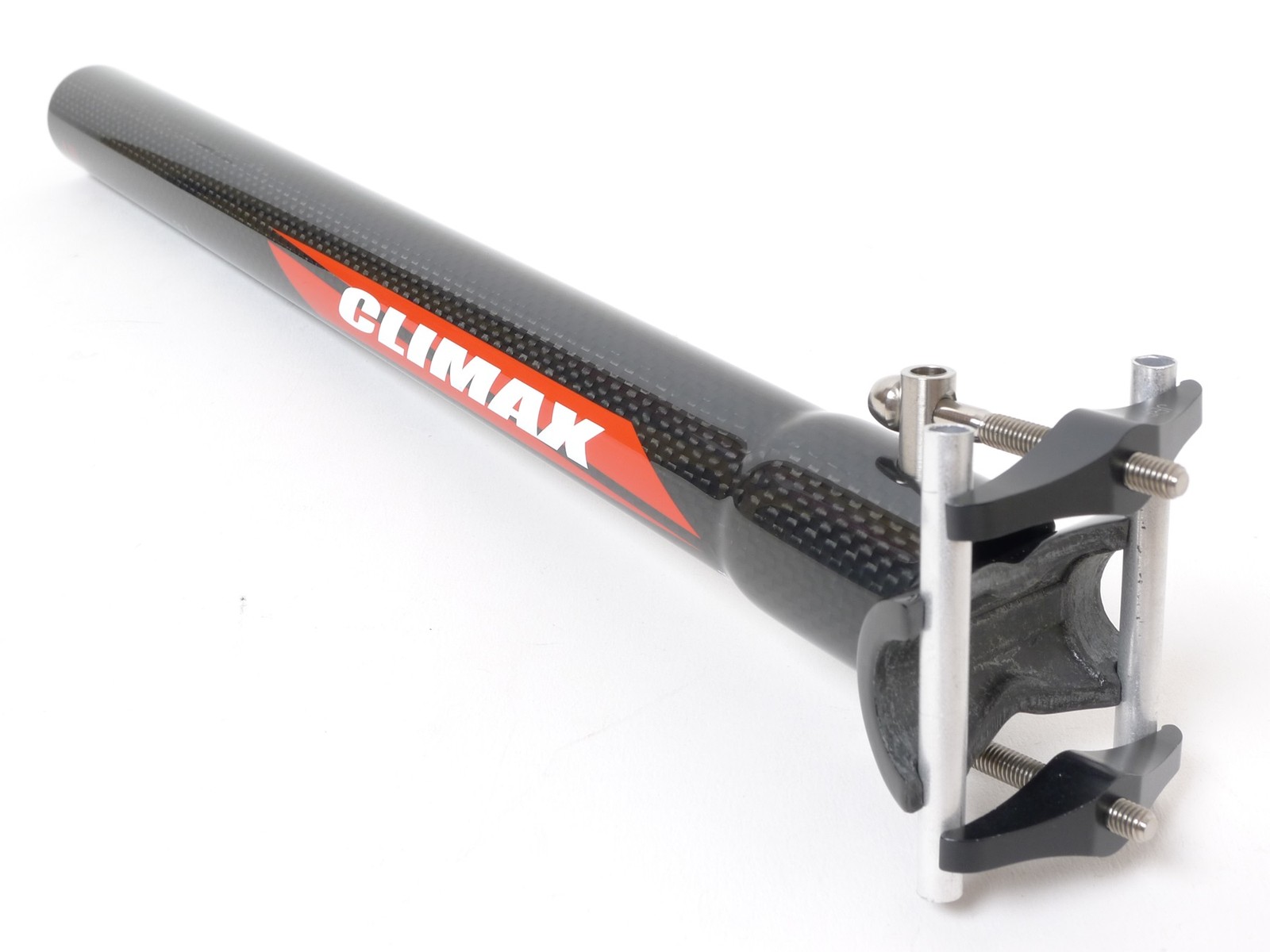 140g,31.6x350mm Climax SP02C 3K gloss carbon Seatpost Ti Hardware Road MTB Black
