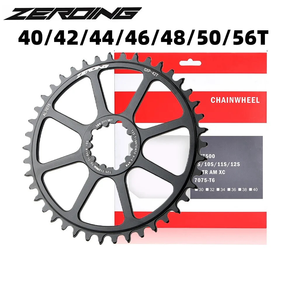 Road Bike Chainring 40/42/44/46/48/50/56T Folding Bike Chain Wheel 8-12 Speed