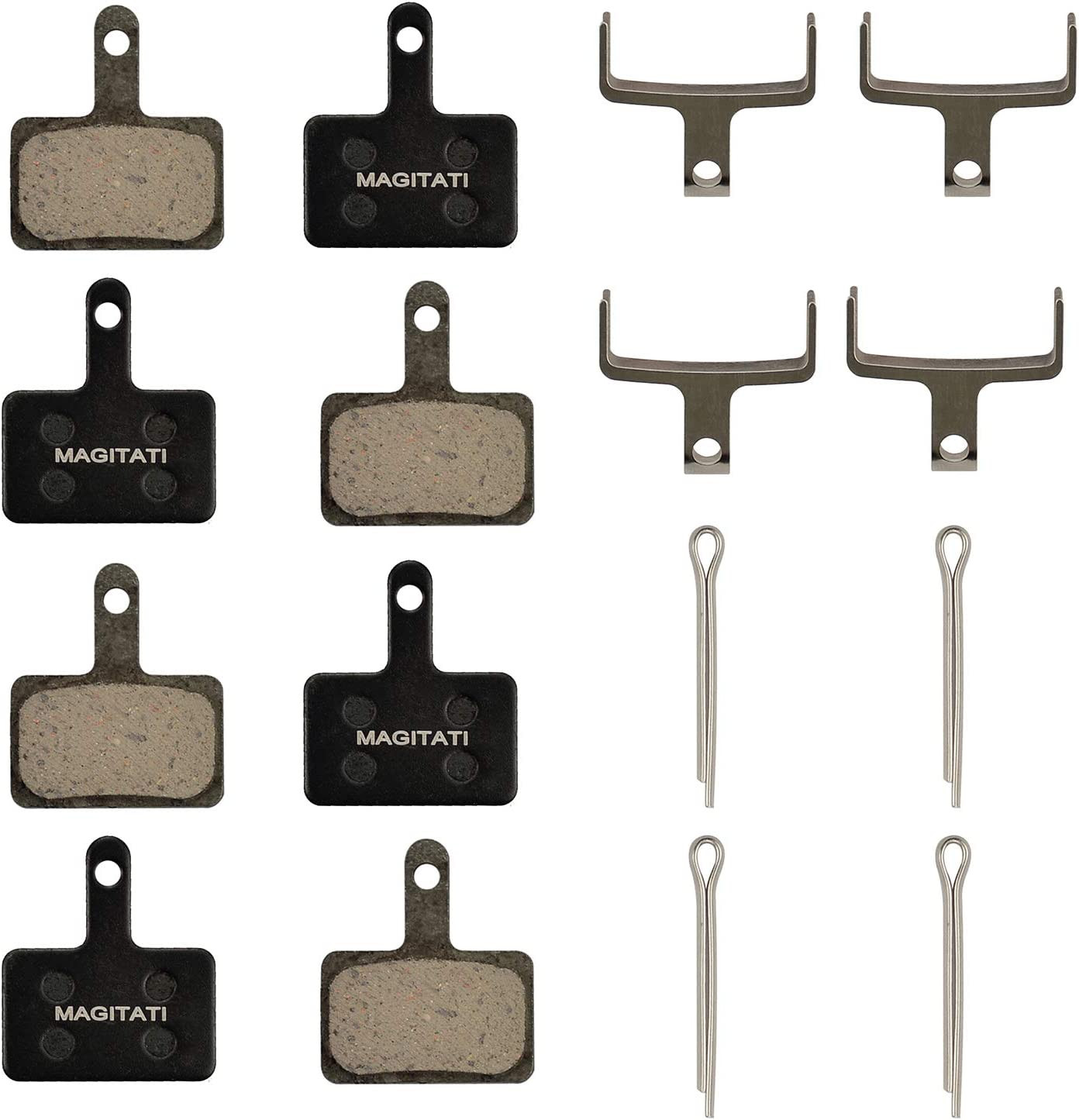4 Pairs Resin Bike Bicycle Disc Brake Pads for TRP Tektro Shimano Deore Br-M575