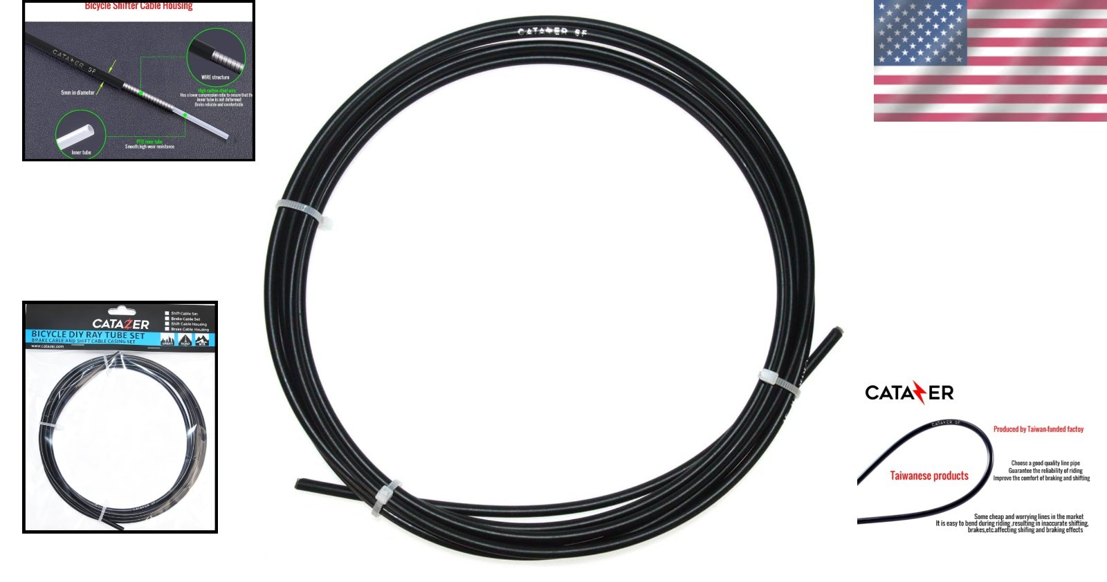 Durable 4mm PVC Shift Cable Housing – 10ft & 50ft Options, Fade-Resistant Colors