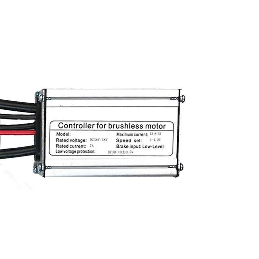 48V 36V 15A 8×5.2×3 cm Controller For 250W 350W Brushless Motor Electric Bicycle