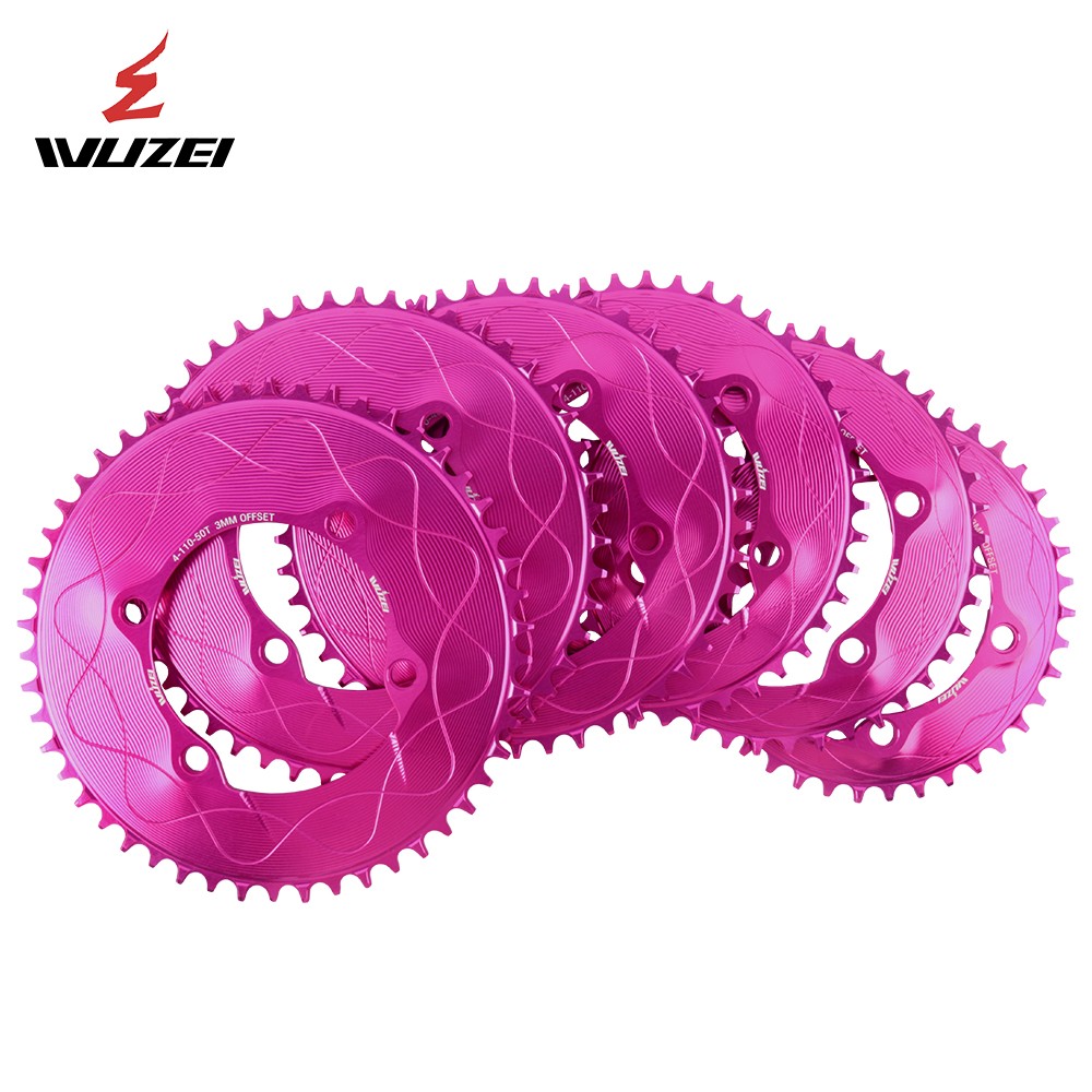 110BCD Chainring Narrow Wide 7075 For Shimano R7000 R8000 R9100 Road Bike Crank
