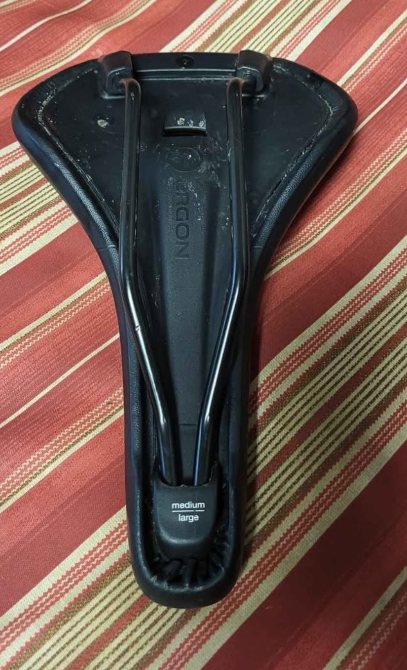 Ergon SMC Men Bicycle Saddle/Seat Black Medium/Large
