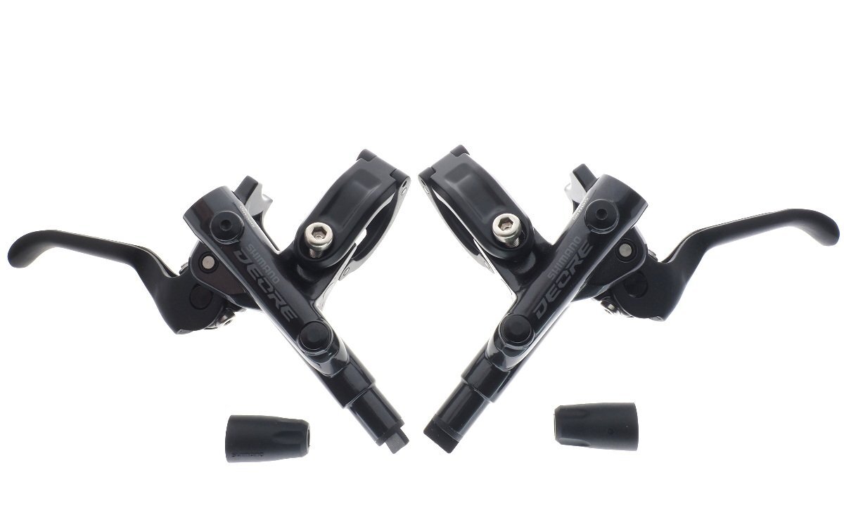 Shimano Deore BL-BR-M6100/BR-M6120 I-Spec-EV Disc Brake Lever/Caliper Set (F+R)