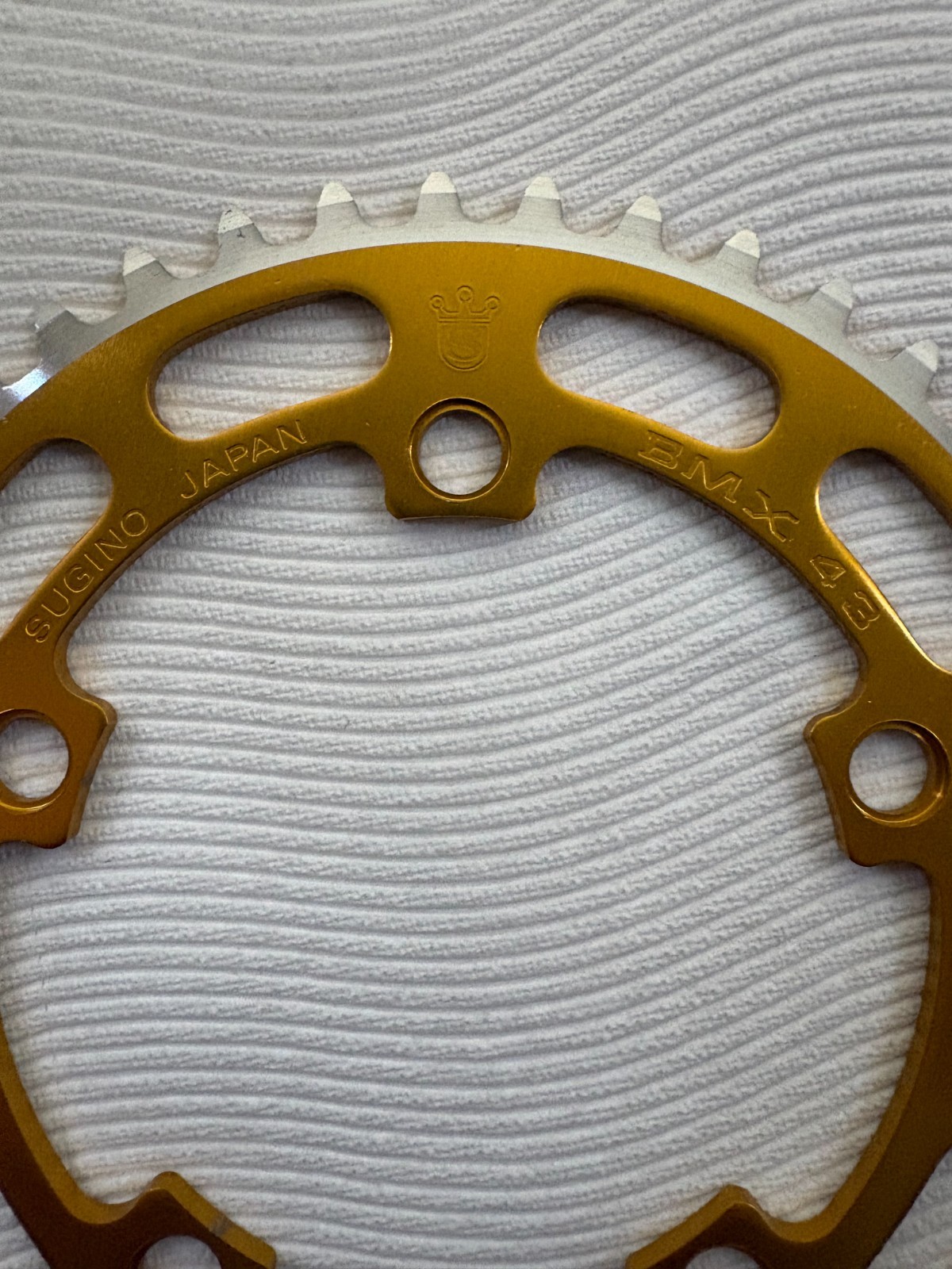 VINTAGE OLD SCHOOL BMX NOS SUGINO CHAINRING 43 TOOTH