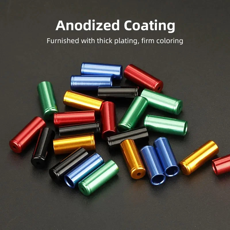 5mm Bike Brake Cable End Caps Alloy Ferrules MTB Road Shifter Crimps