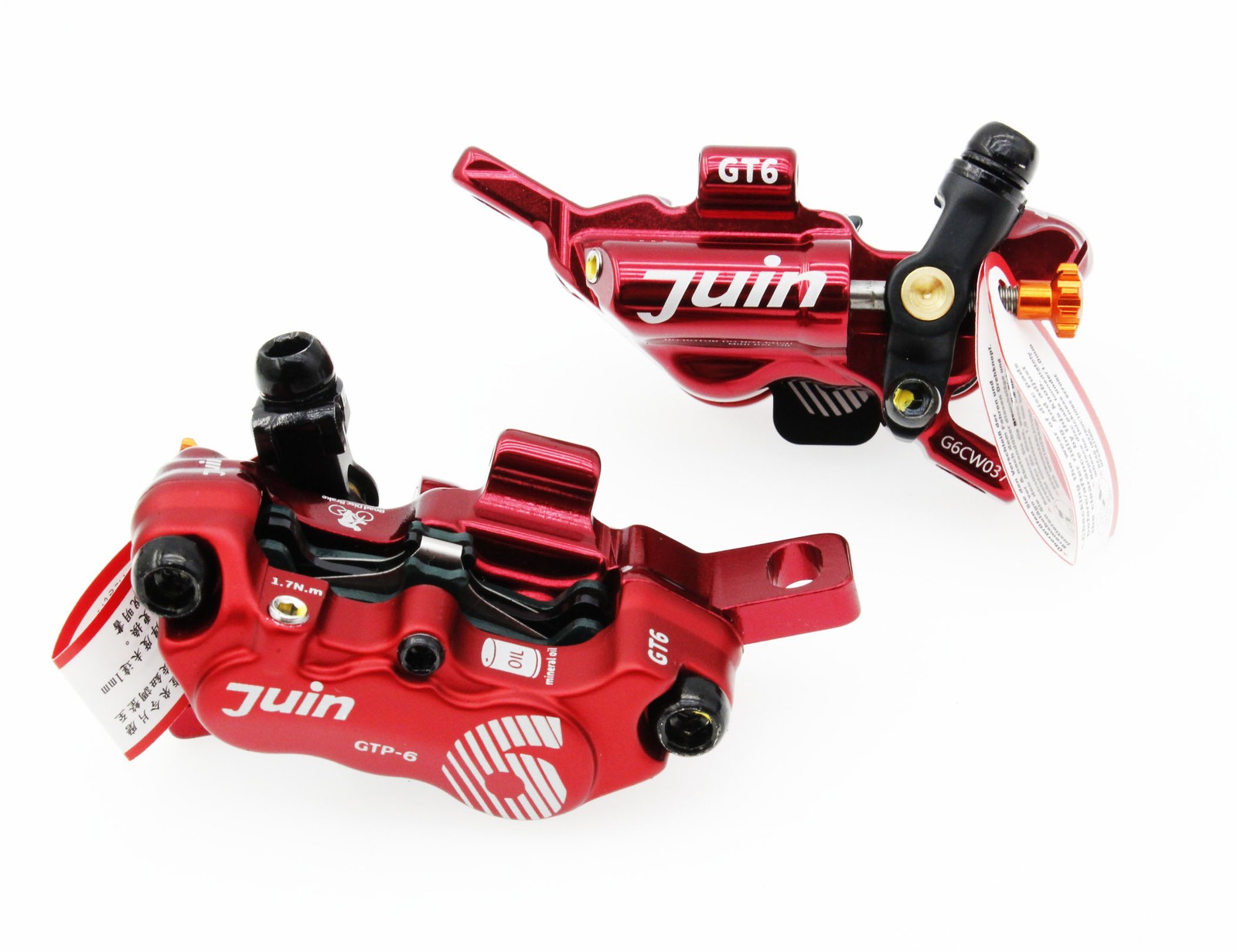 TRP Spyre Cycle Flat-Mount Disc Brake Calipers w/Tektro CenterLock 160mm Rotor
