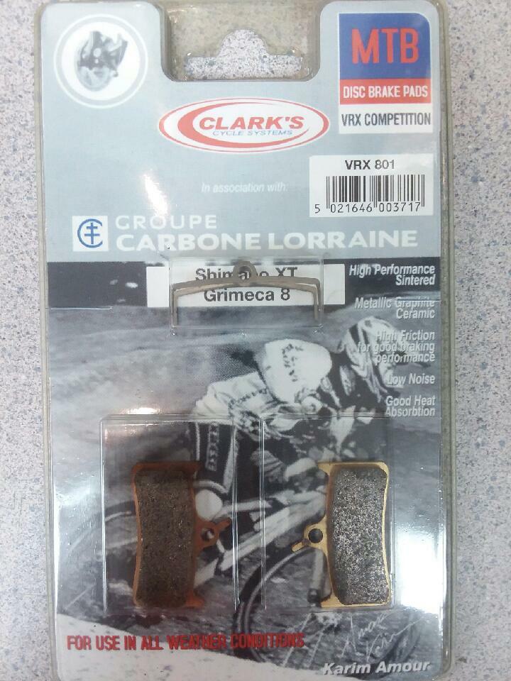 Clark’s MTB Disc Brake Pads VRX Competition VRX 801 Brand New!!