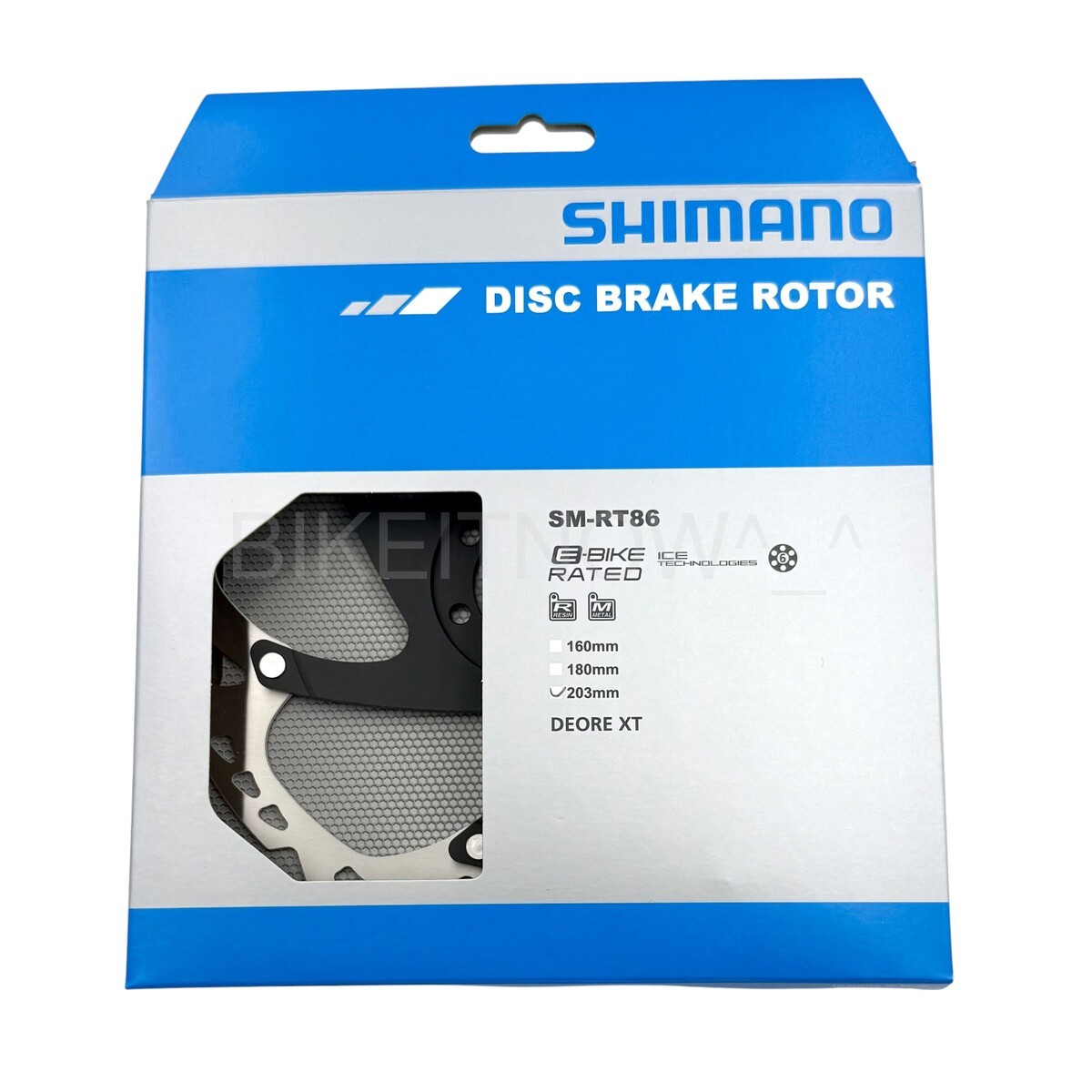 Shimano DEORE XT MTB Bike Bicycle Disc Brake Rotor SM-RT86 203mm,ICE-TECH