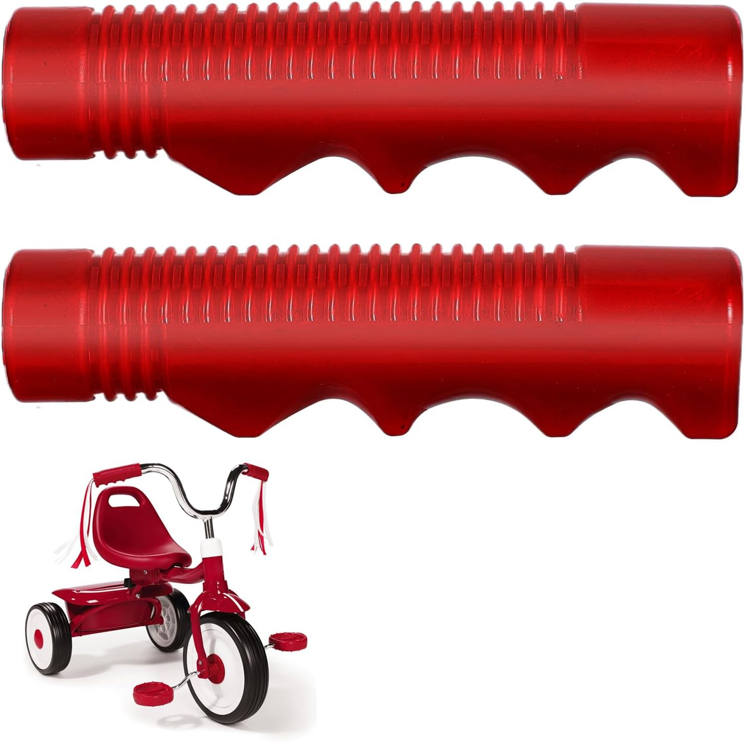 Handlebar Grips Compatible with Tricycle, 3/4 Inch Bicycle Grip, Kids Non-Slip-B