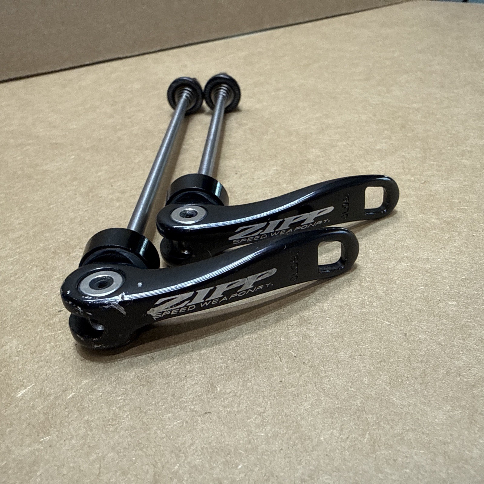 Zipp Titanium To Road Bicycle Bike Skewers Pair Front Rear 9mm 100/130 wbd54