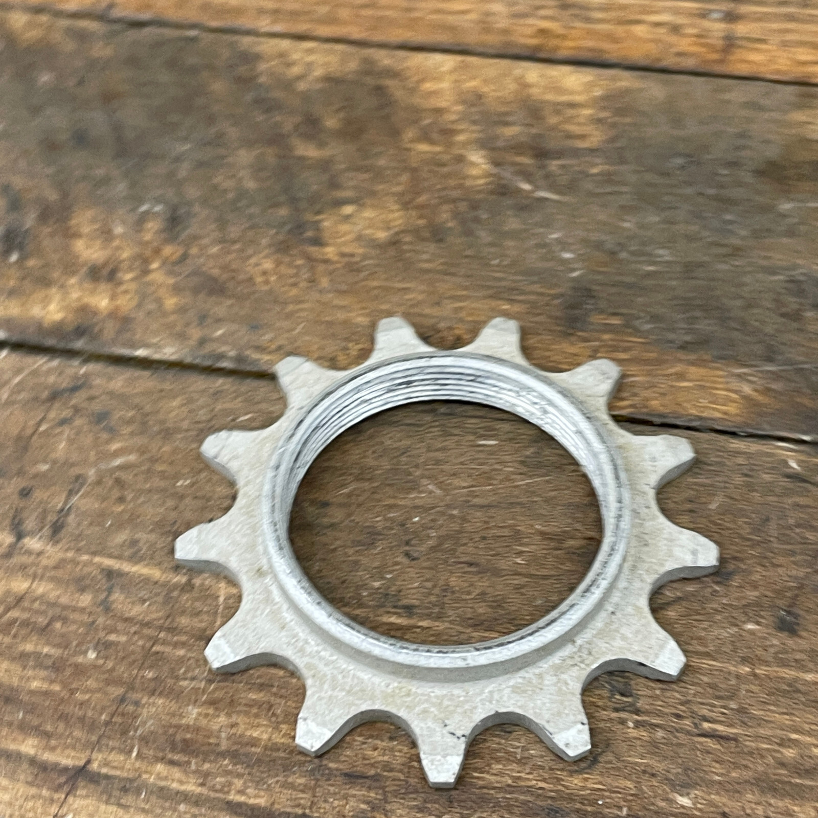 Vintage Track Cog Zeus 13 Tooth Aluminum Alloy Cog English Threaded Fixie 80s