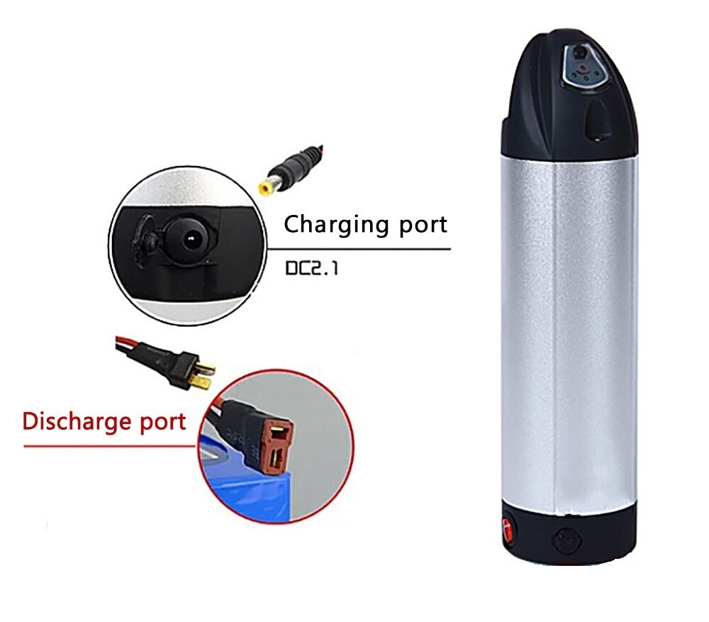 36-52V 10-18ah Electric Bicycle Water Bottle Battery For 200W-750W Motor
