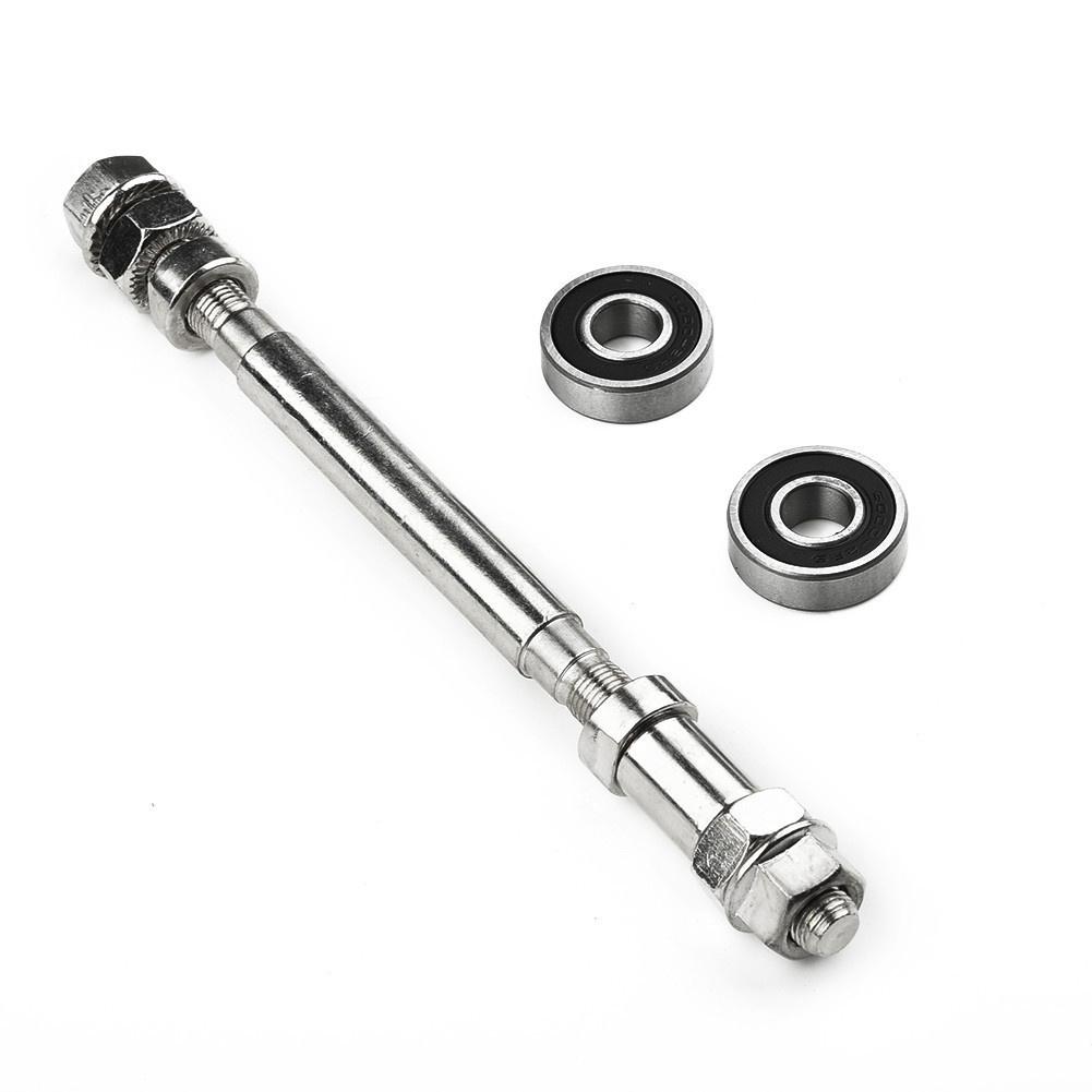 Bearing Bicycle Wheel Hub Axle Front Rear Solid Shaft Lever Bike Repai Part Tool